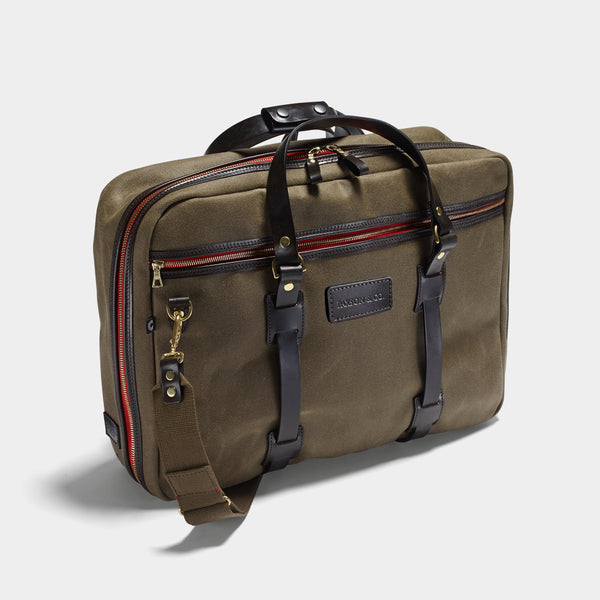 Croots Vintage Canvas Flight bag - Weekender - Olive