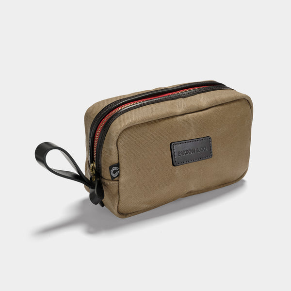 Croots Vintage Canvas Wash Bag - Kulturbeutel - Sand