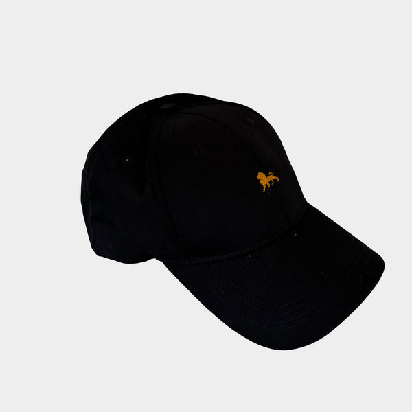 Baseball Cap Lion - black